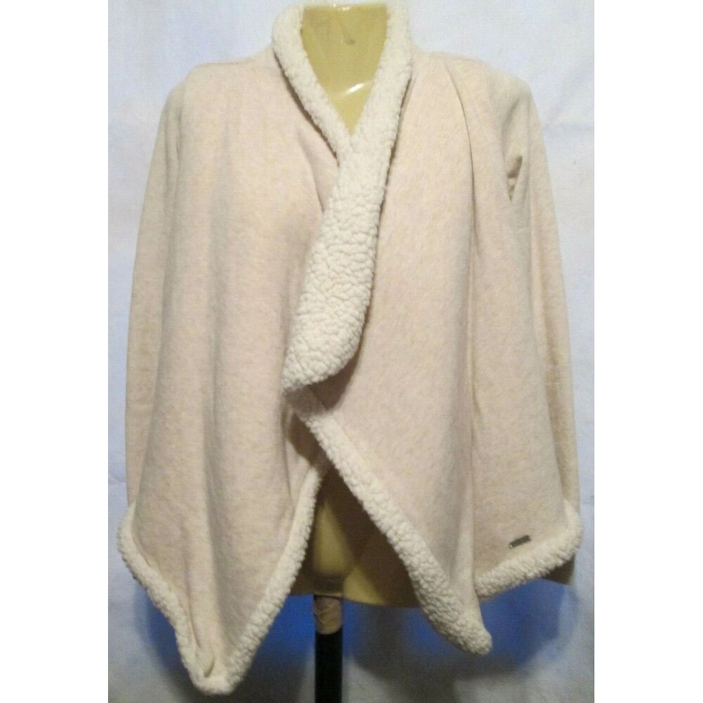 Hollister White/Off White Sherpa Jacket Women's Size XS